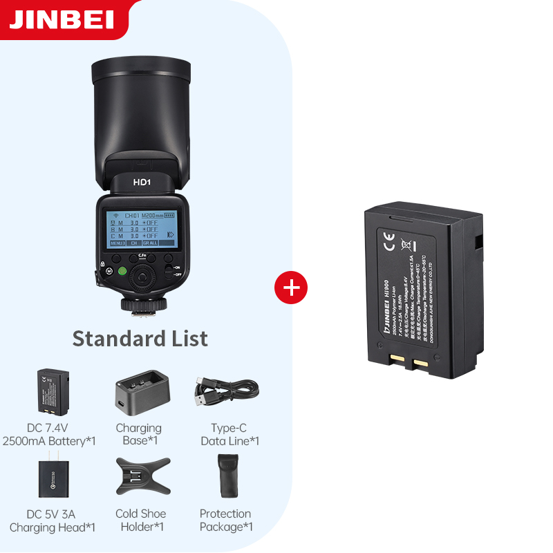 Outdoor Lighting For Photography - JINBEI HD-1 Flash de Cabeza Redonda