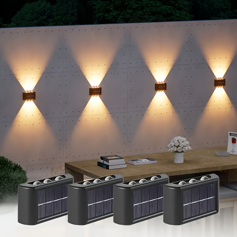 Outdoor Lighting Ground - Lámpara Solar LED para Exteriores, Impermeable,