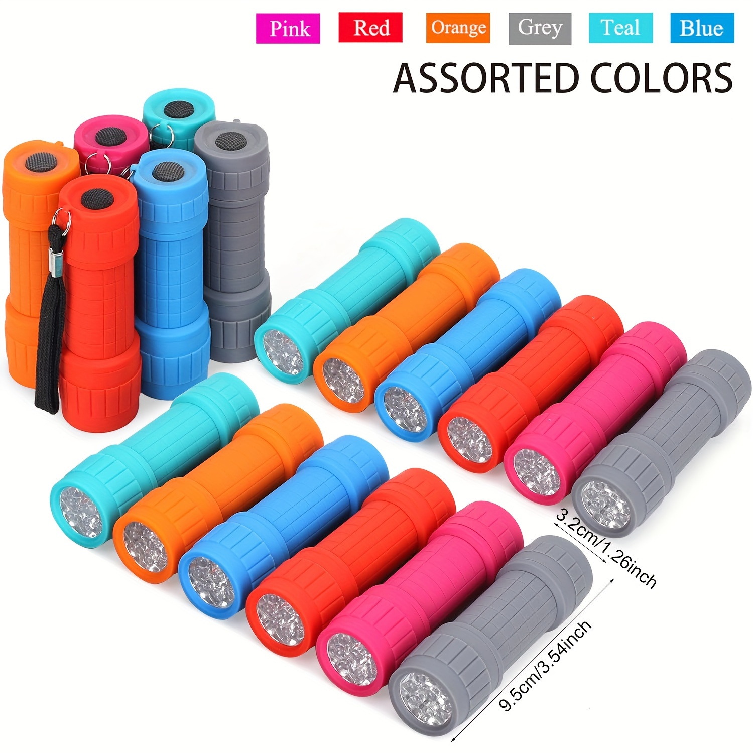 Outdoor Lighting Bollards - Mini linterna portátil con nueve perlas