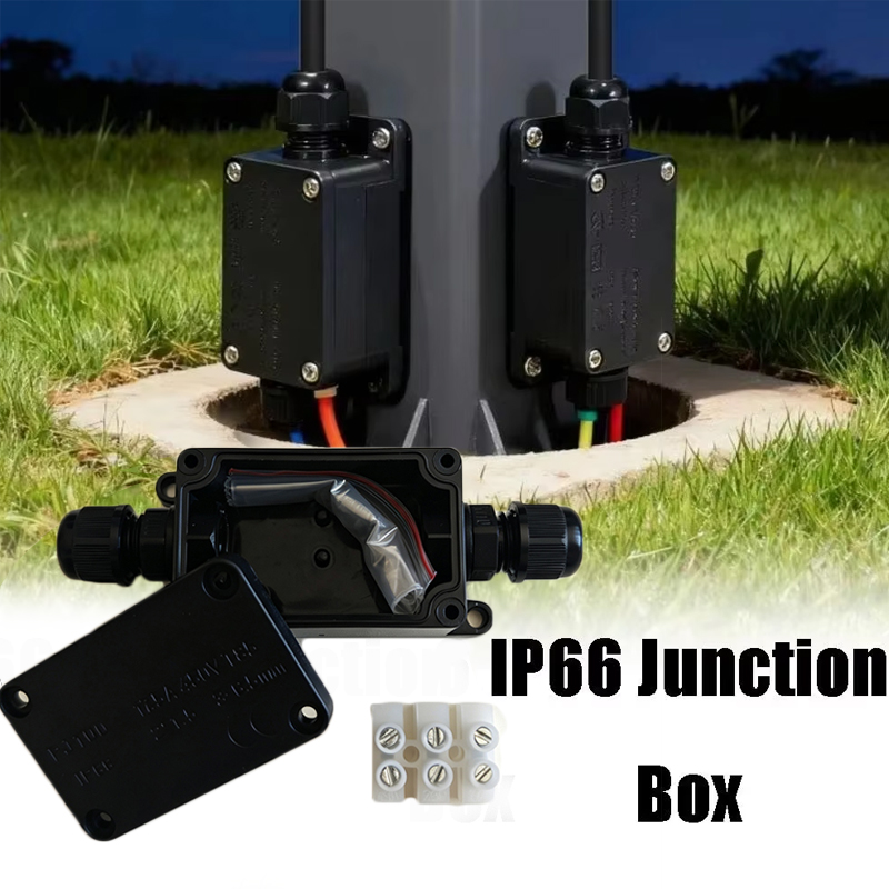 Outdoor Lighting Junction Box - Caja de Conexiones Eléctrica Impermeable para