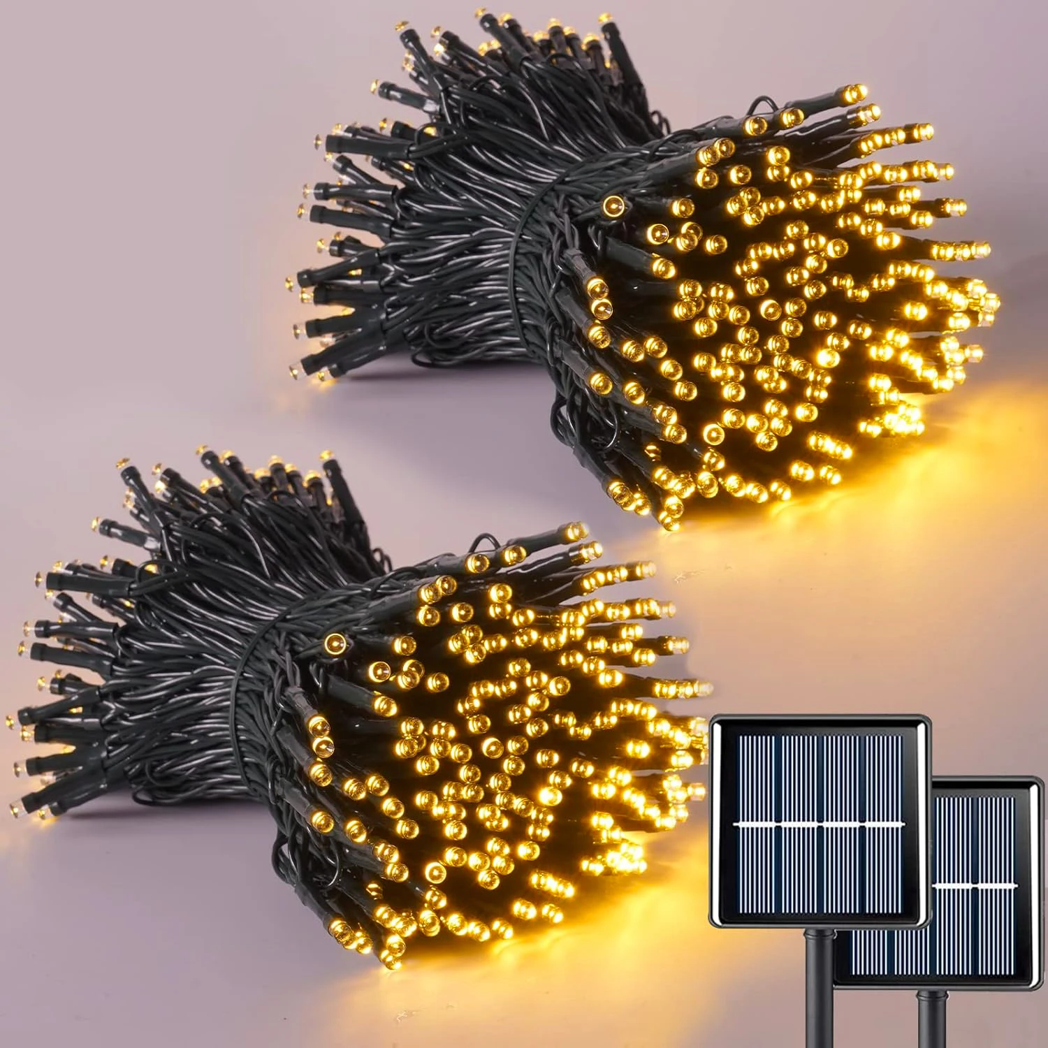 Outdoor Lighting Led Fixtures - Cadena de luz Solar LED, 8