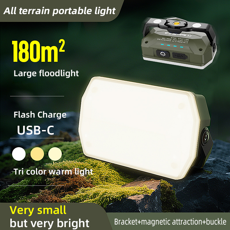 Outdoor Lighting Bollards - Linterna de Camping recargable para exteriores,