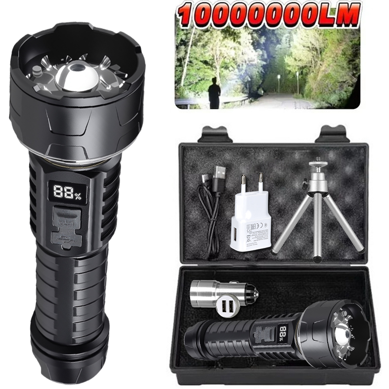 Outdoor Lighting Fixtures - Linterna LED COB, linterna recargable, antorcha