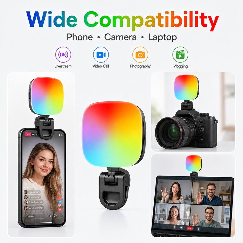 Outdoor Lighting For Photography - Lámpara de Relleno LED RGB Portátil
