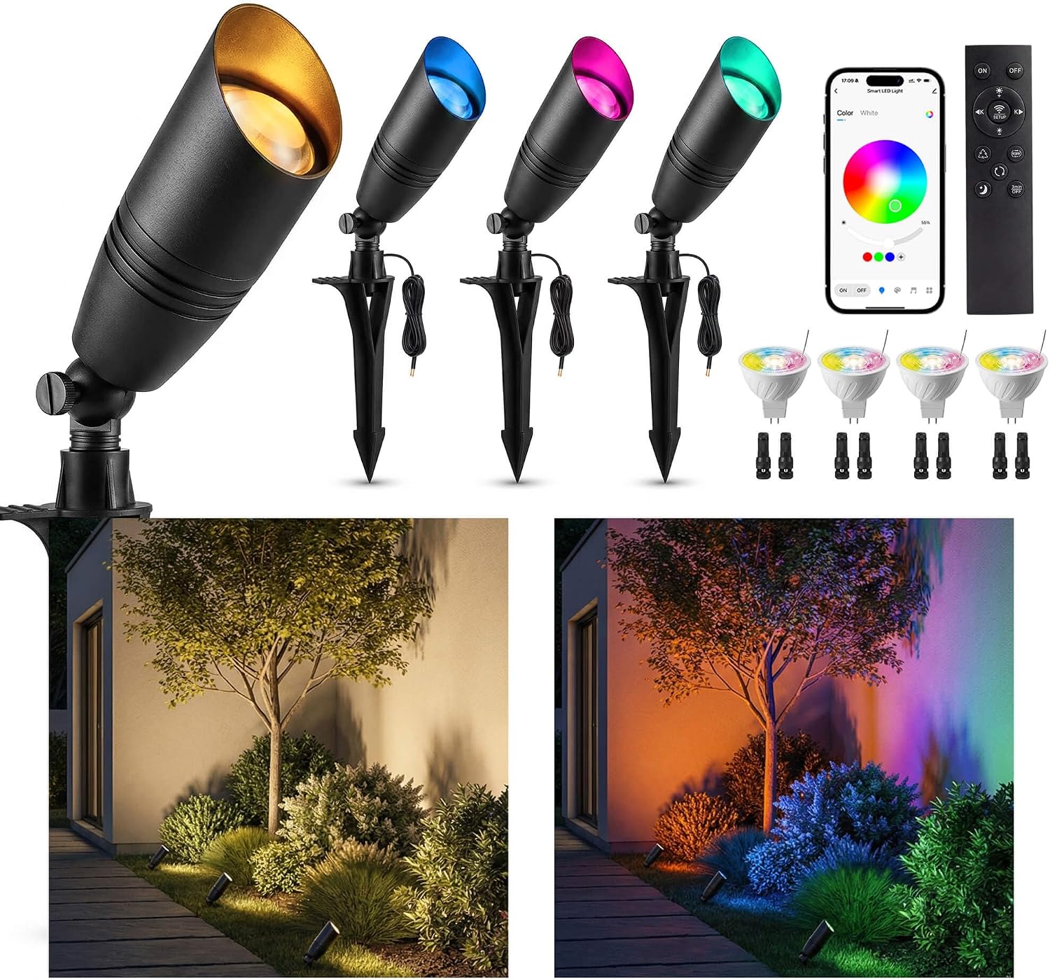Outdoor Lighting Replacement Bulbs - Focos LED para Exteriores de Bajo