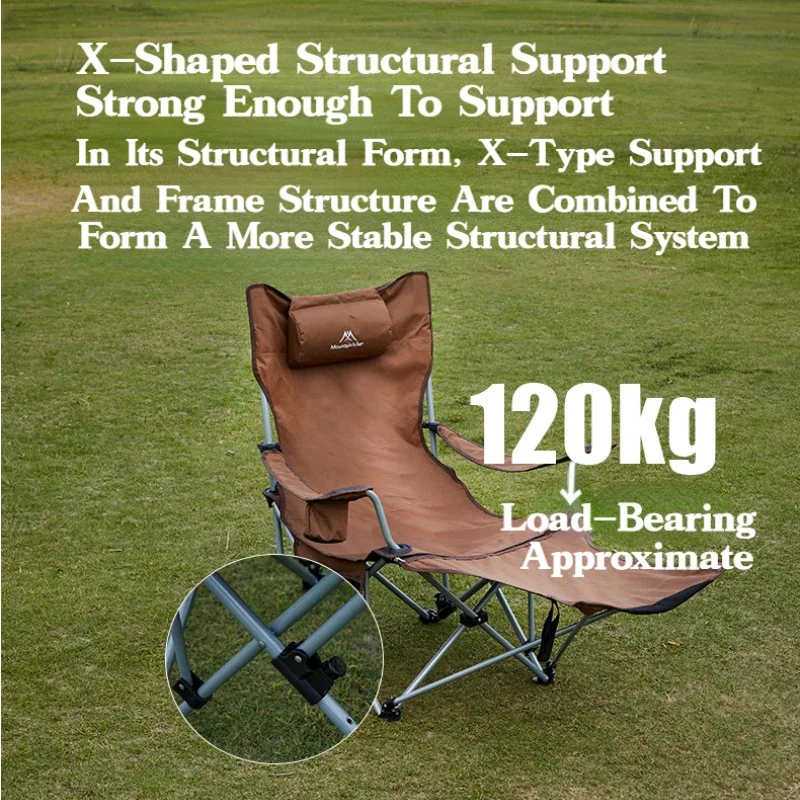 Outdoor Lighting Art - Silla Plegable MOUNTAINHIKER Mejorada para Exteriores,