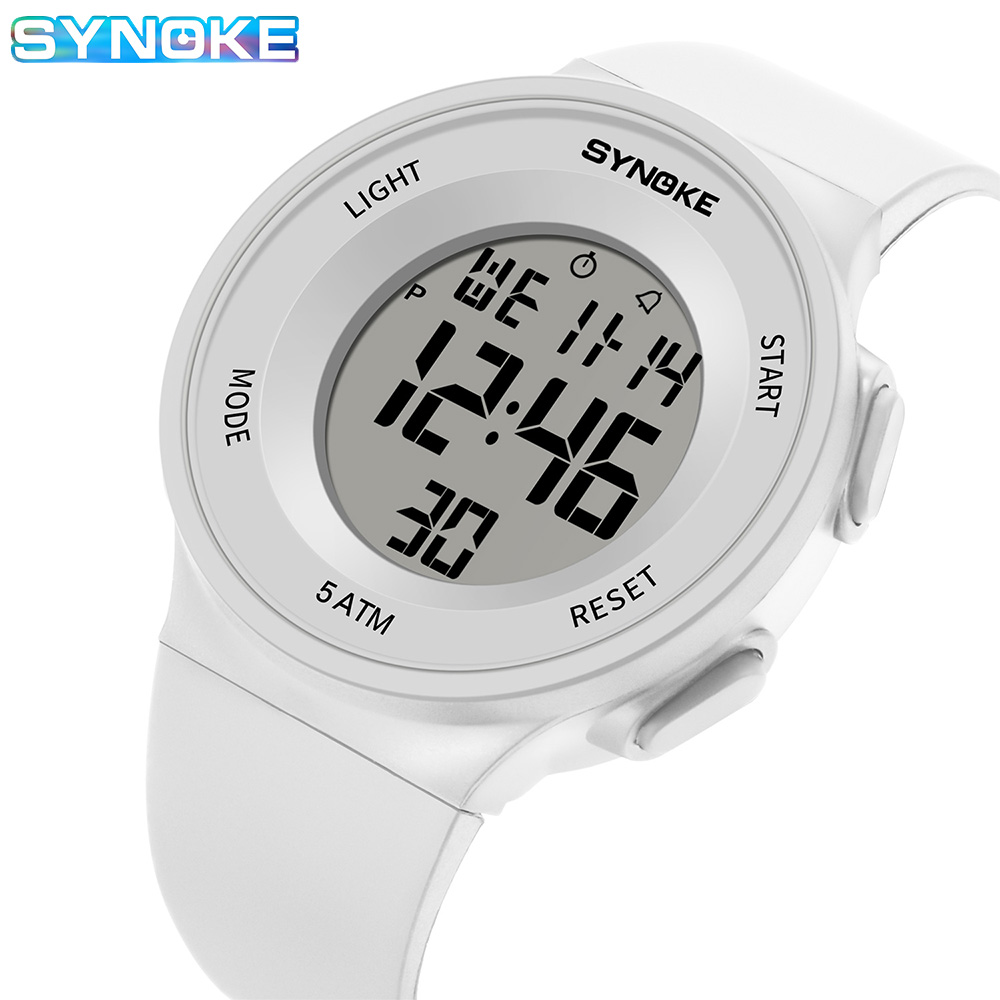 Outdoor Lighting Bollards - Synoke-relojes digitales luminosos para mujer, reloj
