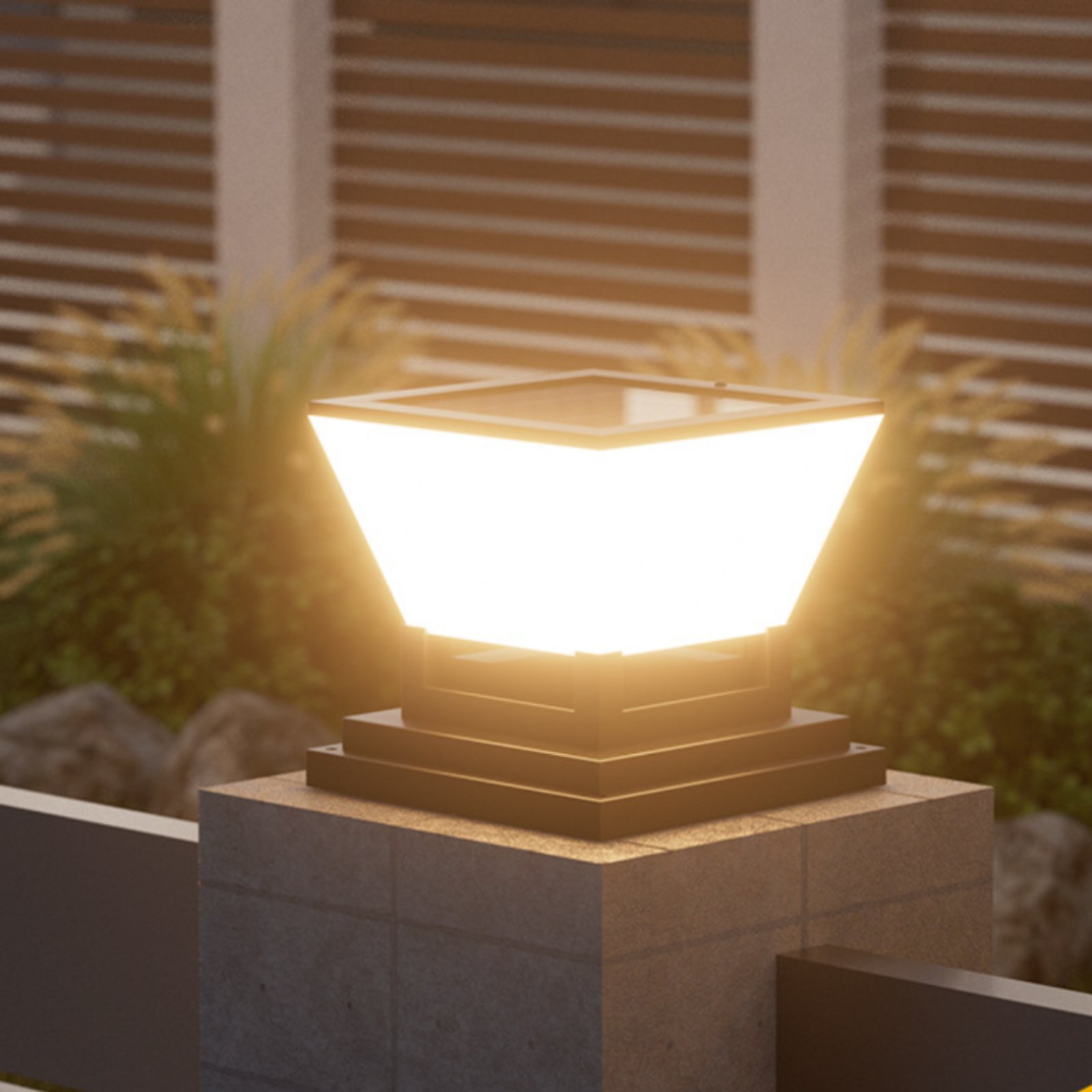 Outdoor Lighting Ip65 - Lámpara Solar para Poste, Resistente al