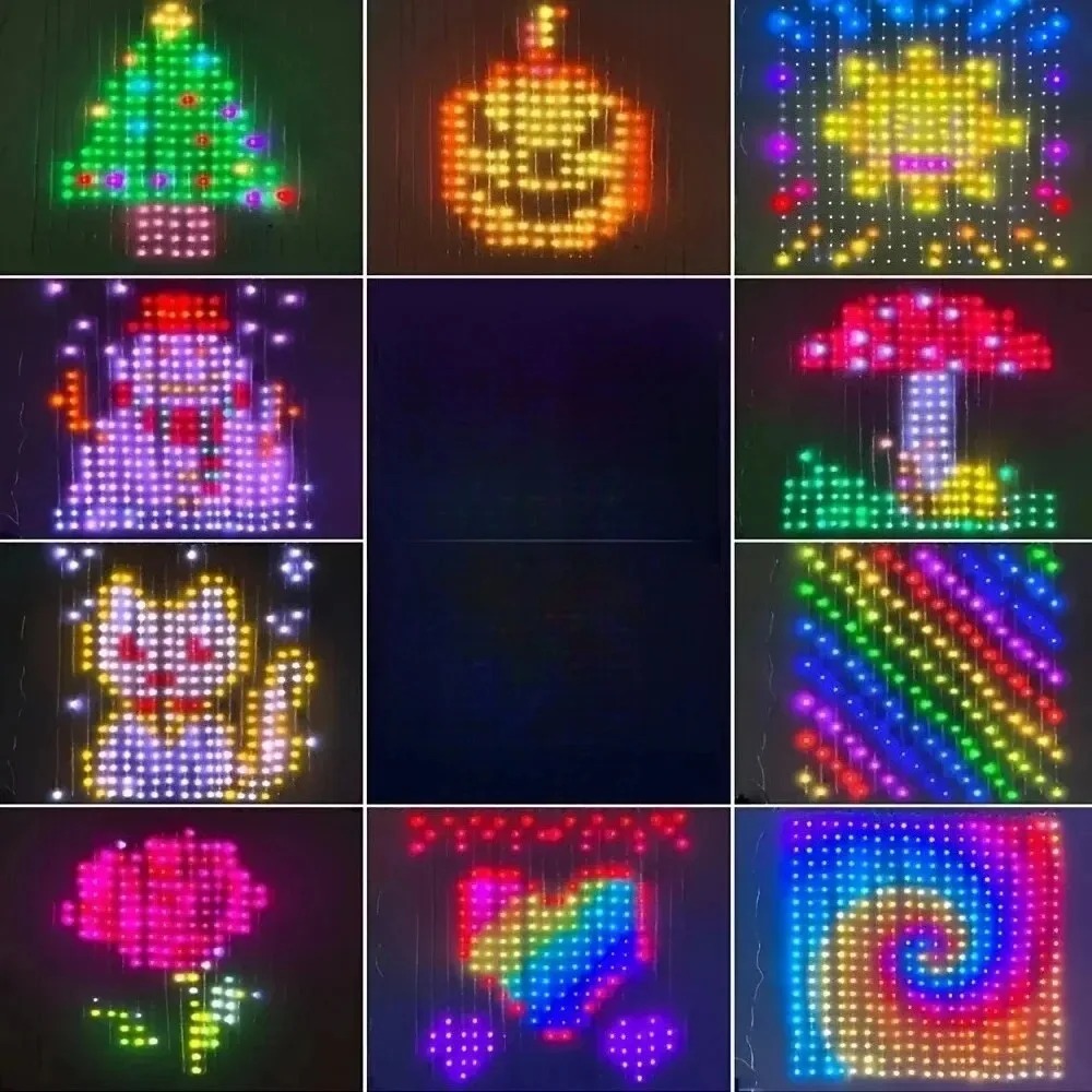Luces LED de cortina de píxele - Outdoor Lighting And Decor reseña y precio