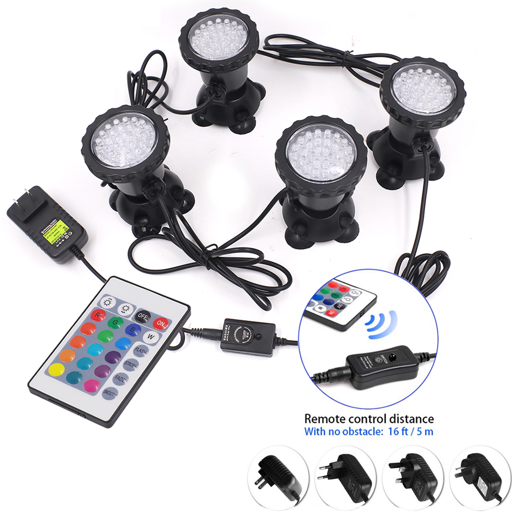 Luz LED subacuática RGB IP68,  - Pond Light Submersible reseña y precio