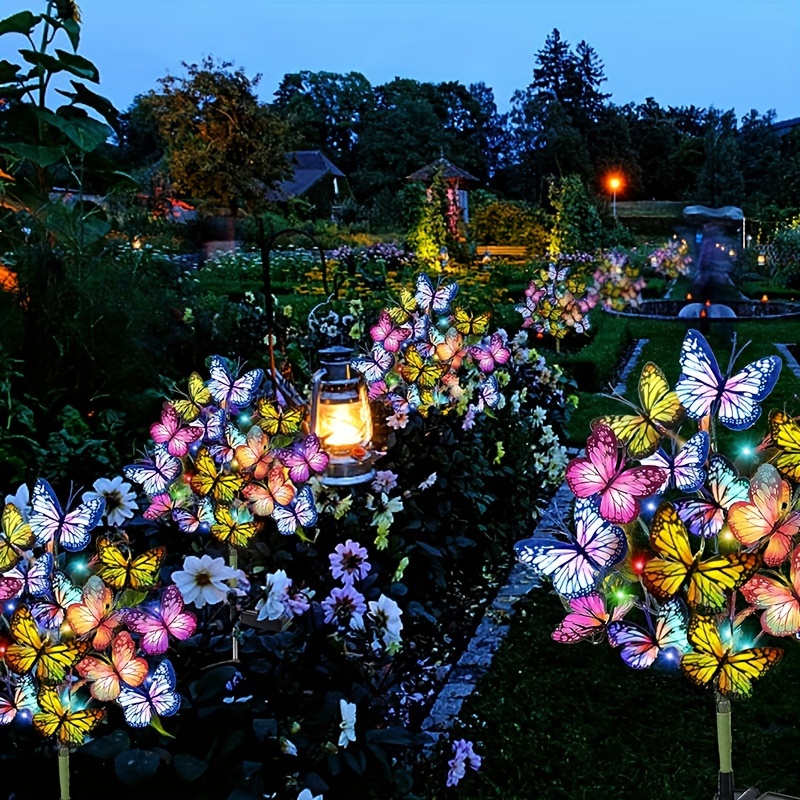 Luces LED solares de mariposa  - Outdoor Lighting Led Fixtures reseña y precio