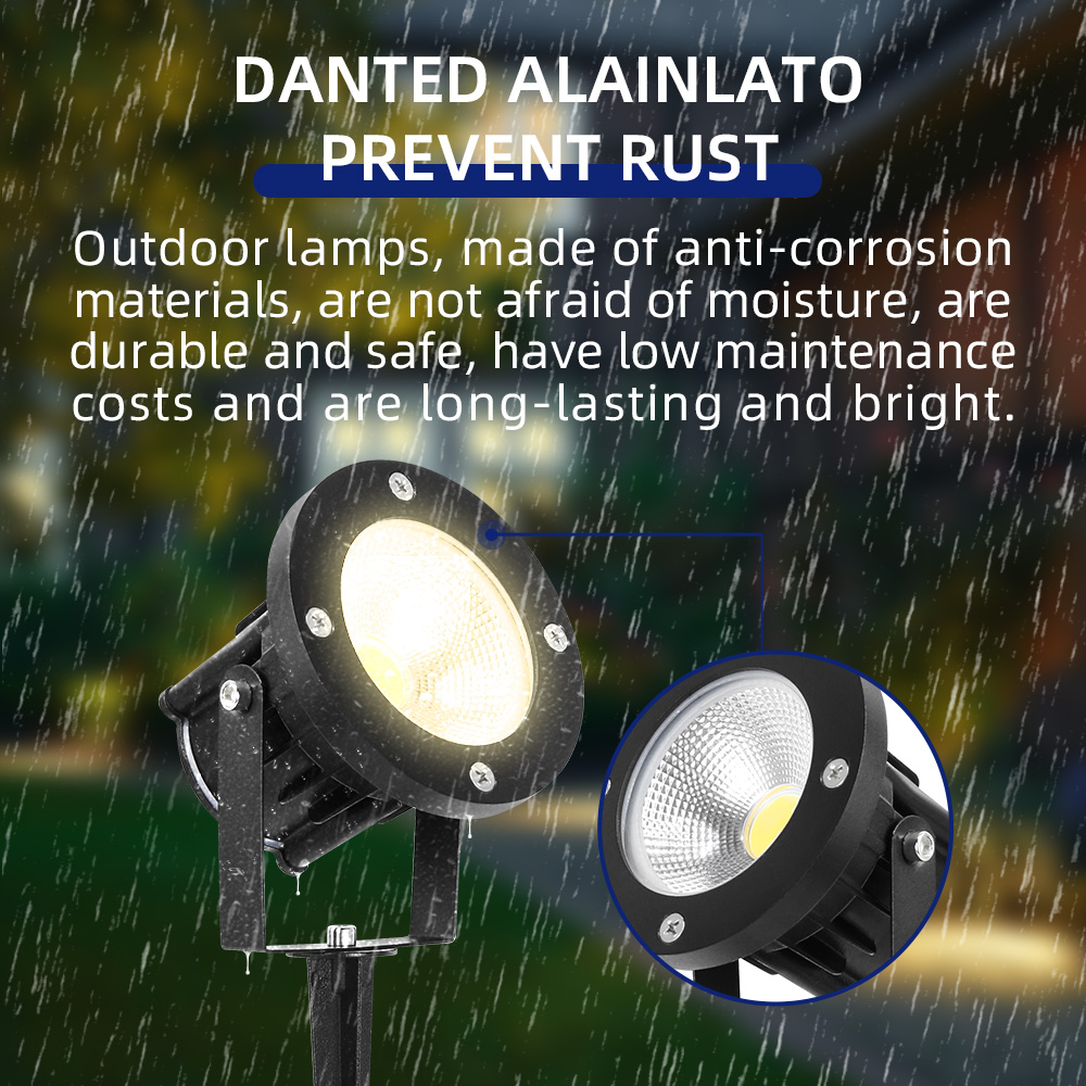 Lámpara LED GU10 para jardín,  - Outdoor Lighting Replacement Bulbs reseña y precio