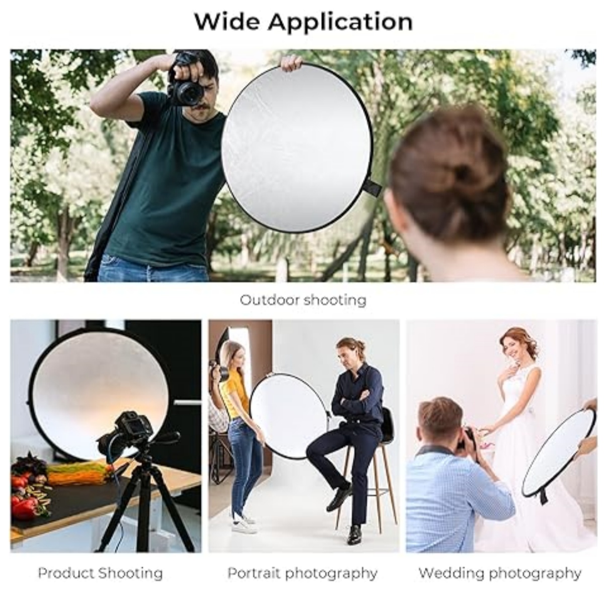 HUANYINGBJB Reflector de fotog - Outdoor Lighting For Photography reseña y precio