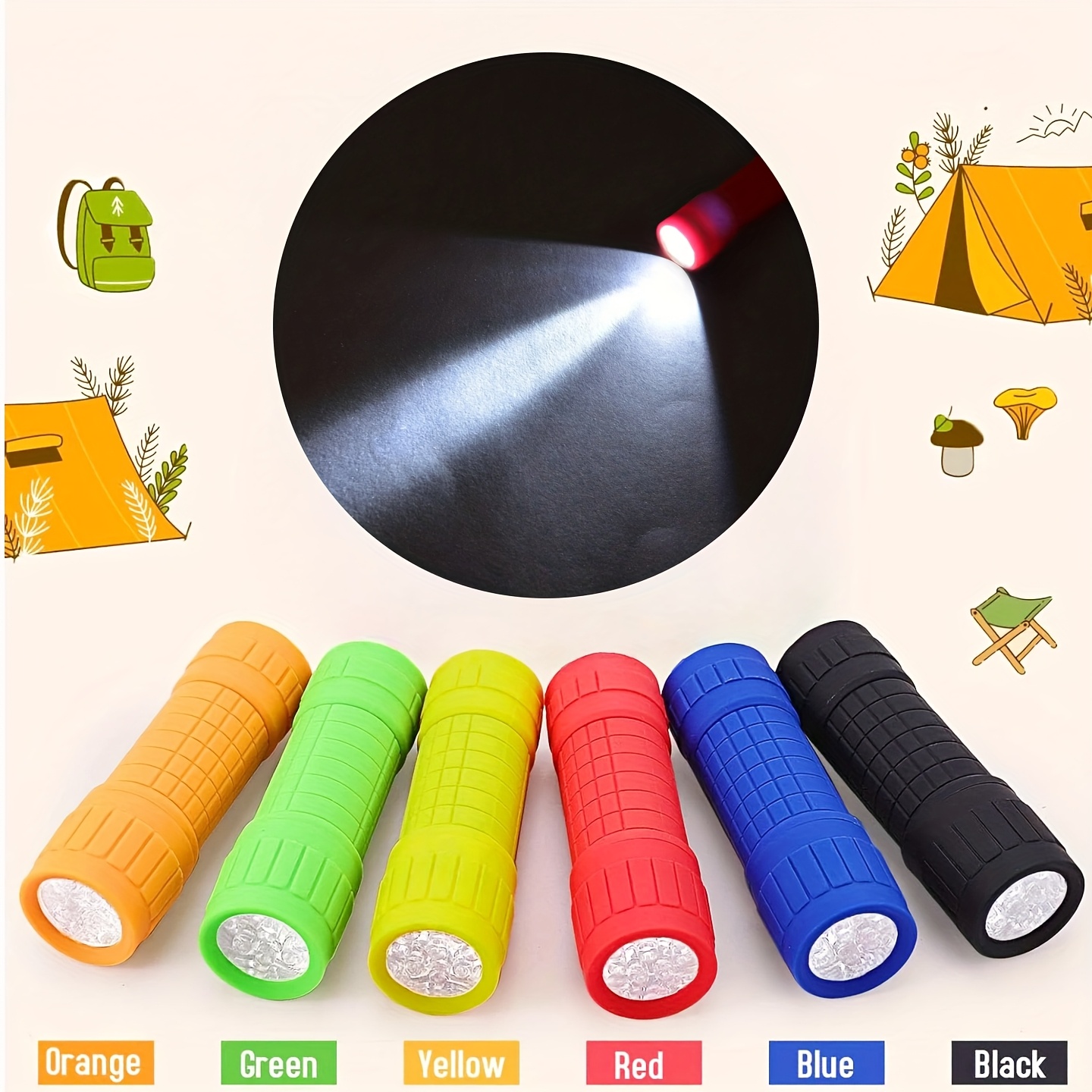 Mini linterna portátil con nue - Outdoor Lighting Bollards reseña y precio