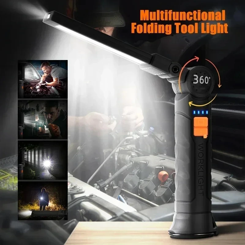 Linterna LED COB portátil, luz - Outdoor Lighting Fixtures reseña y precio