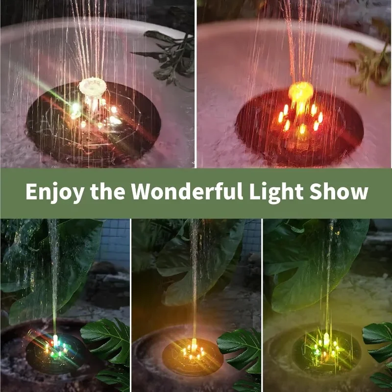 Luz de Fuente Solar giratoria, - Outdoor Lighting Ground reseña y precio