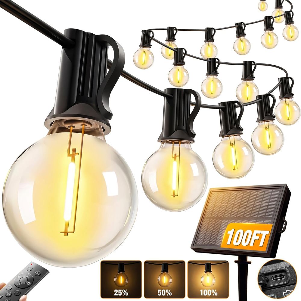 Guirnalda de Luces de 100T par - String Light Bistro reseña y precio
