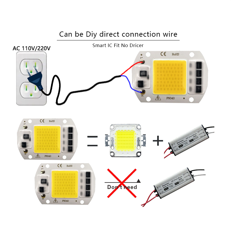 Chip de luz LED COB de 3000K,  - Outdoor Lighting Replacement Bulbs reseña y precio