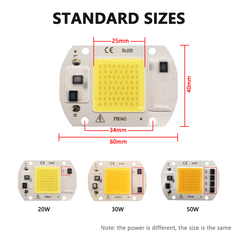 Chip de luz LED COB de 3000K,  - Outdoor Lighting Replacement Bulbs reseña y precio