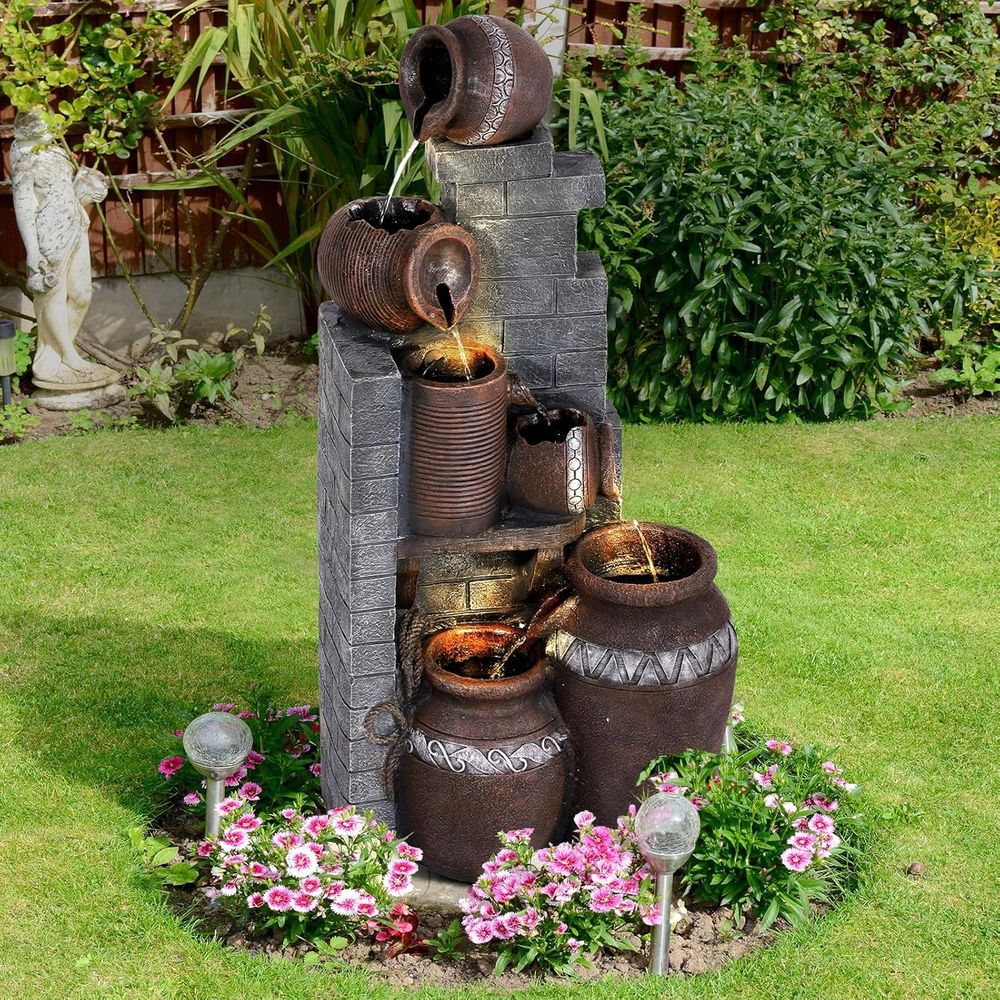 Fuente de Agua en Cascada de R - Outdoor Lighting Deck reseña y precio