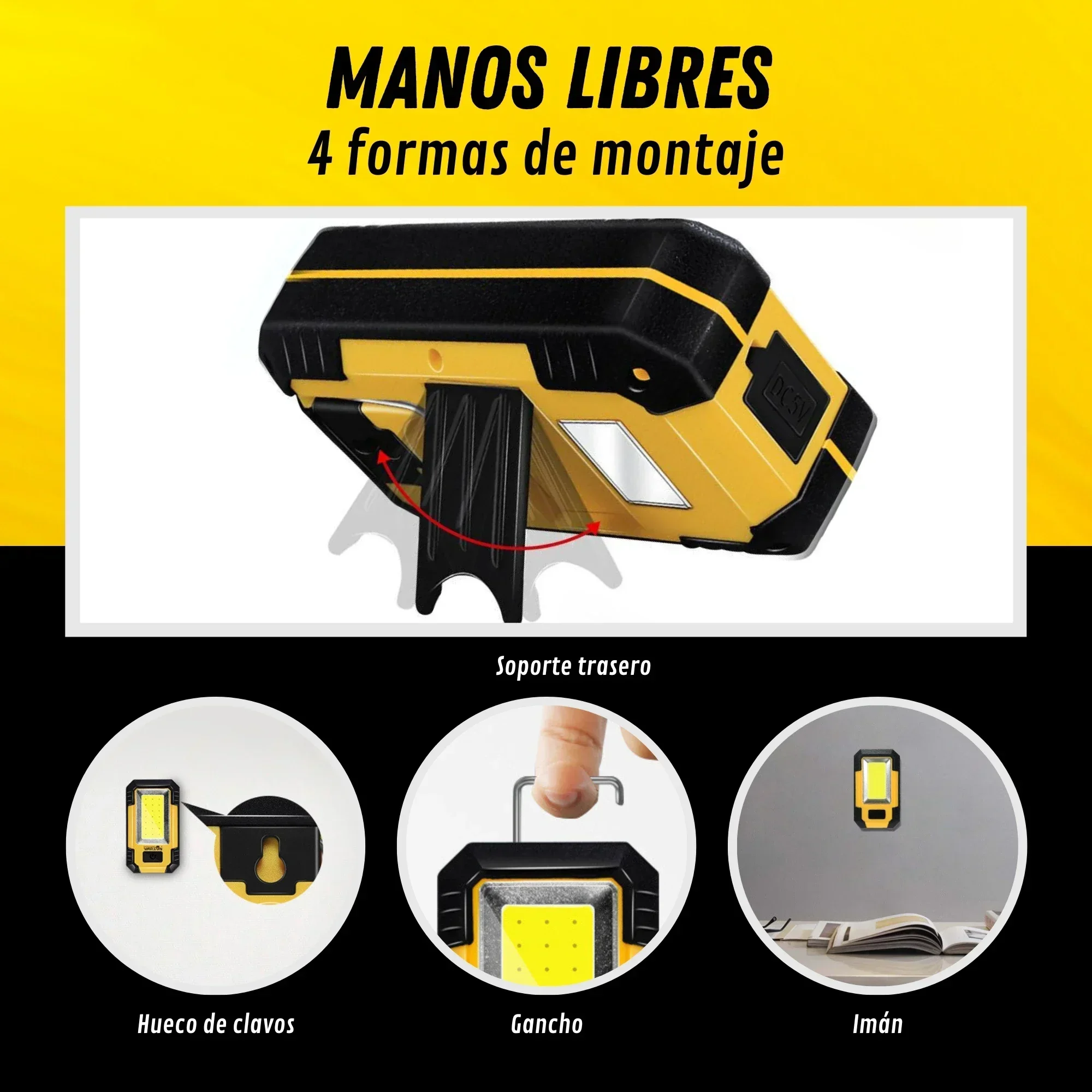 Linterna de Trabajo Recargable - Outdoor Lighting Junction Box reseña y precio
