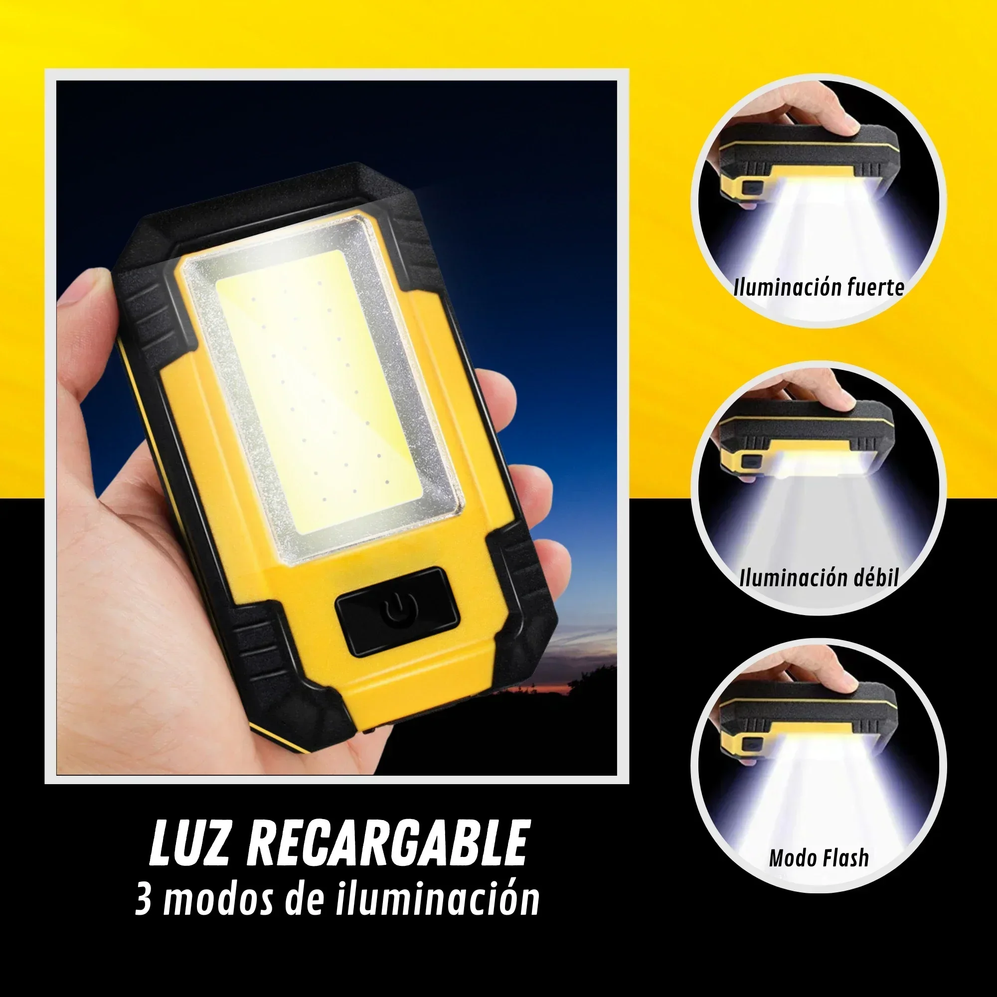 Linterna de Trabajo Recargable - Outdoor Lighting Junction Box reseña y precio