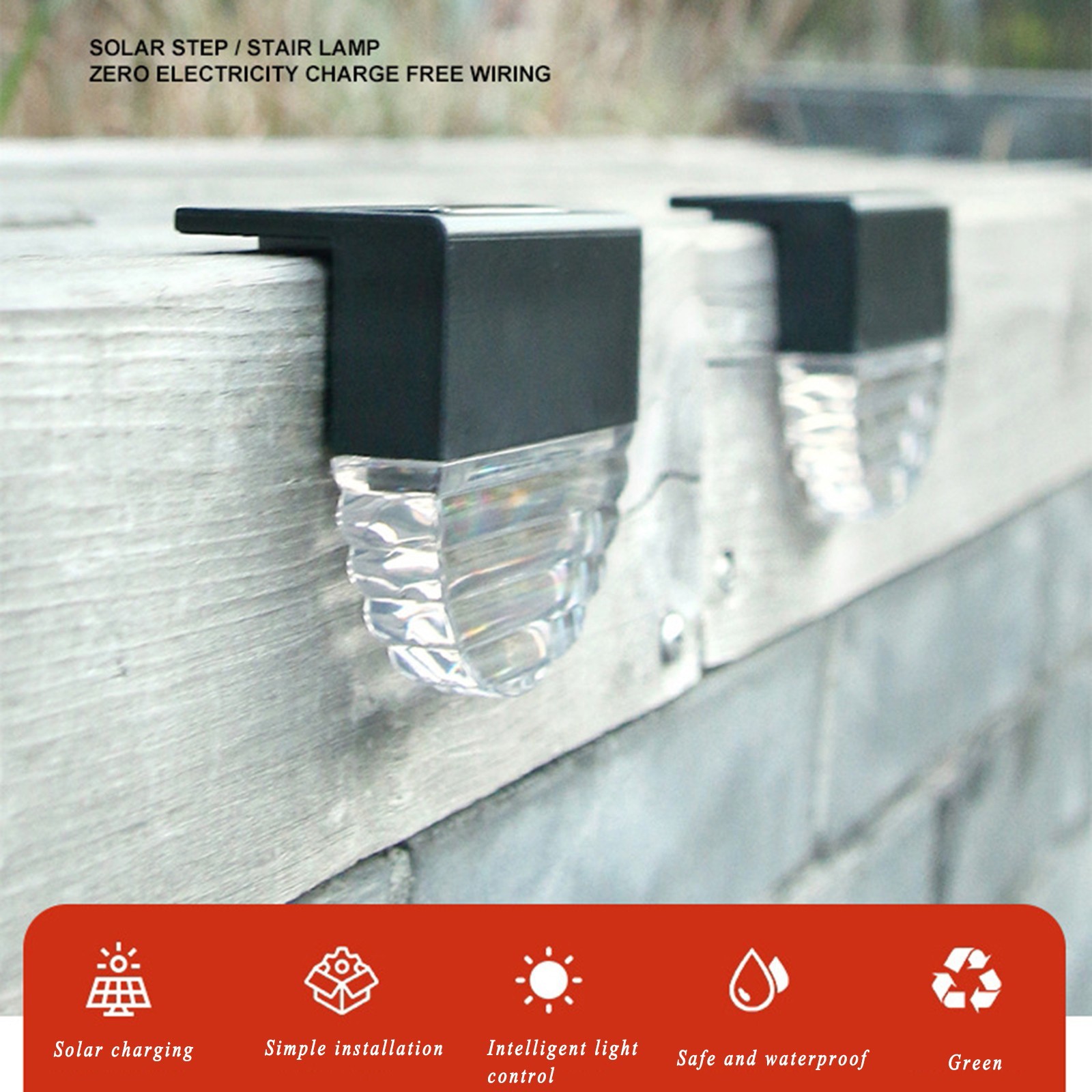 Lámpara Solar LED Impermeable  - Outdoor Lighting Deck reseña y precio