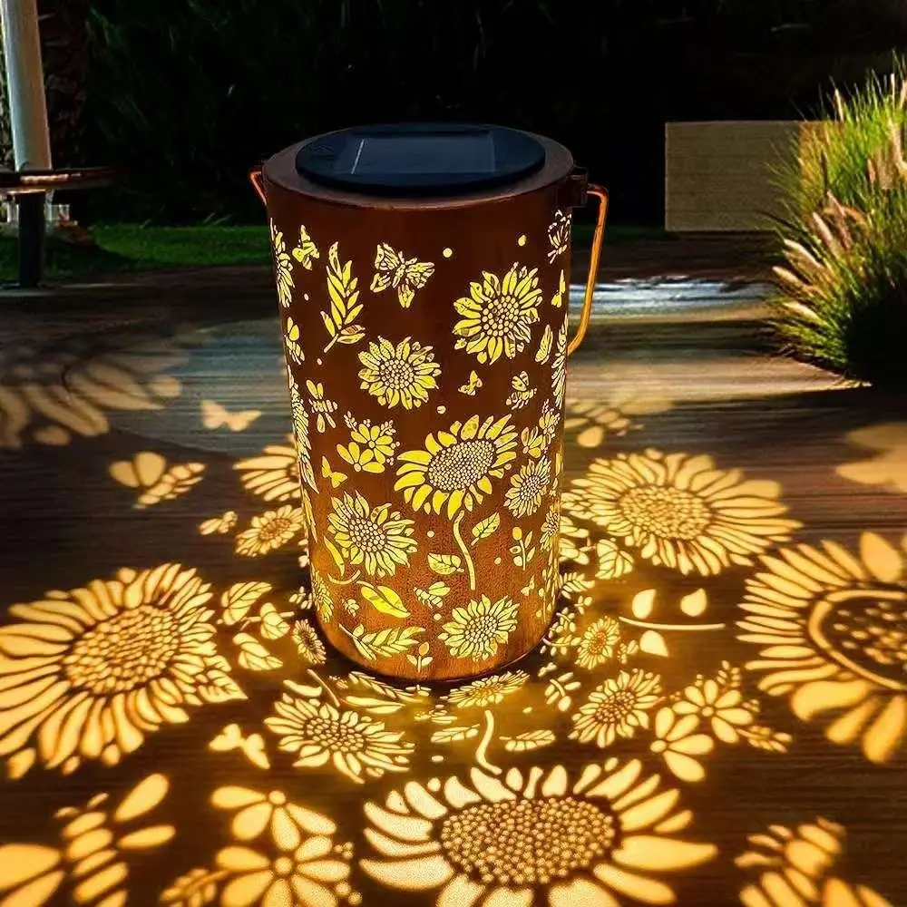 Lámpara Solar de Girasol para  - Outdoor Lighting And Decor reseña y precio
