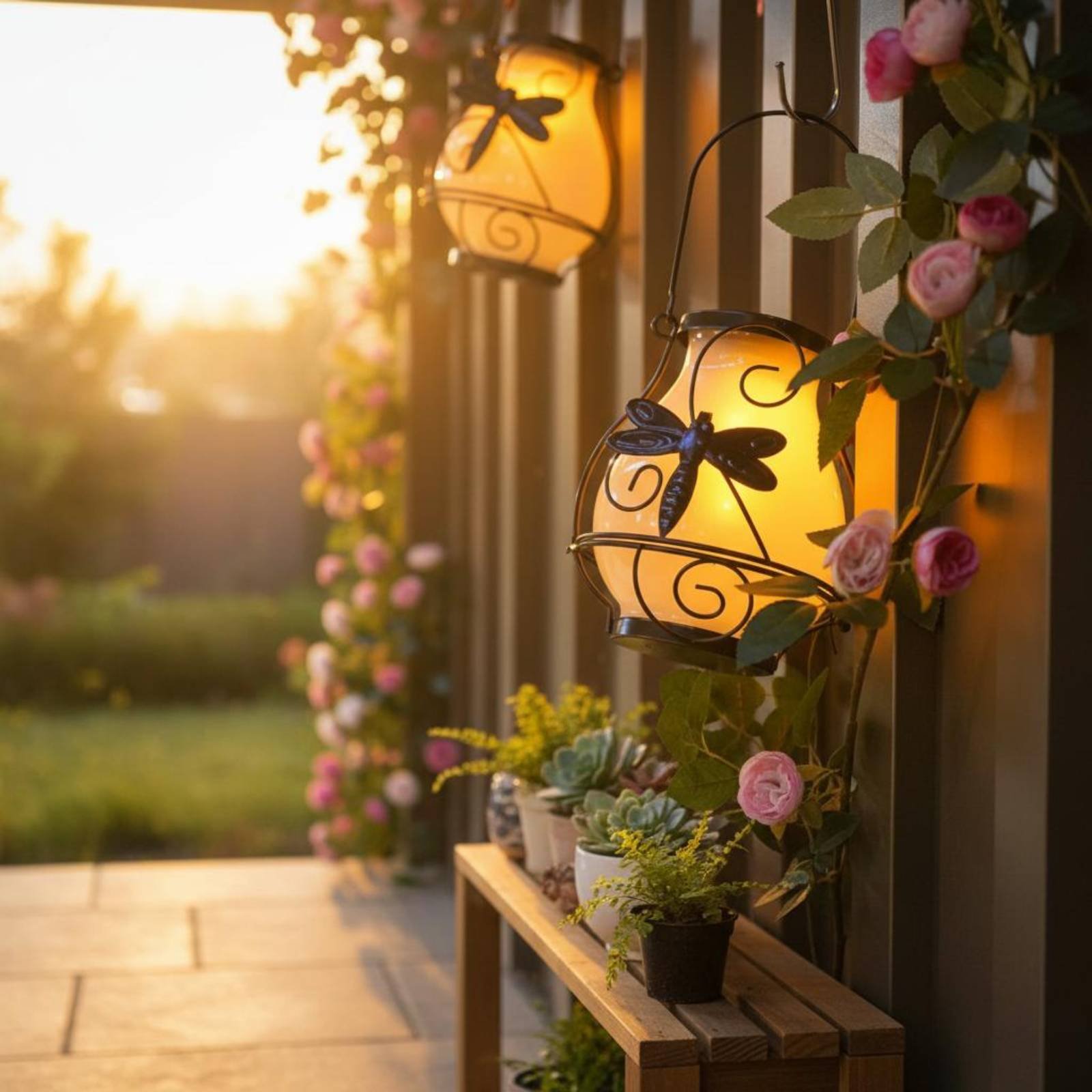Linterna Solar con Forma de Ma - Outdoor Lighting And Decor reseña y precio