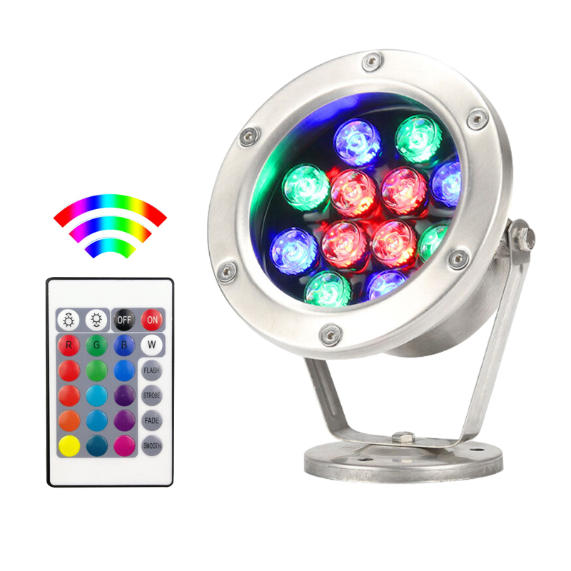 Luz Led subacuática RGB para e - Pond Light Submersible reseña y precio