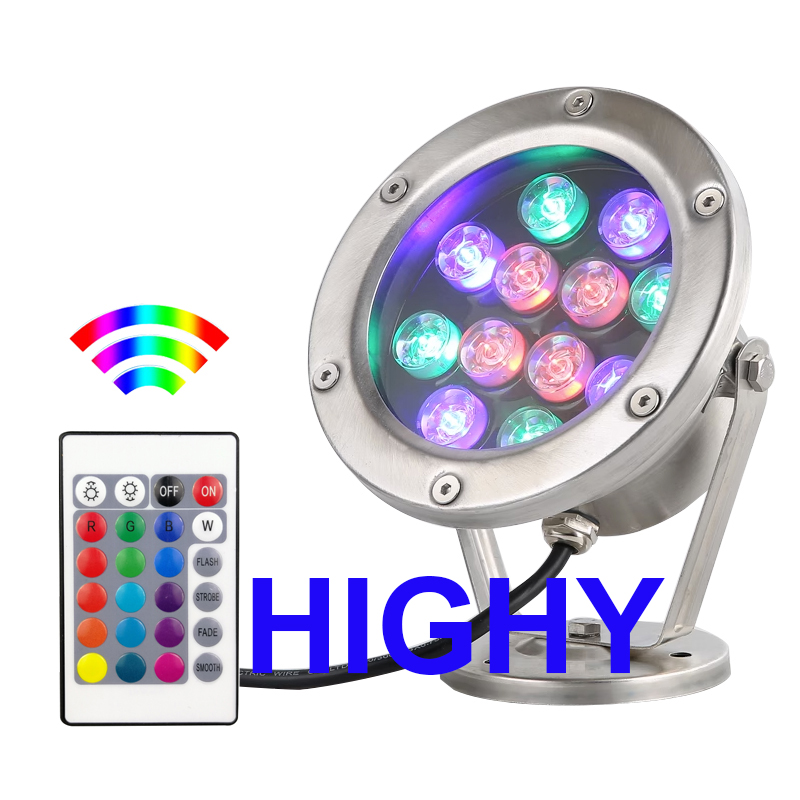 Luz Led subacuática RGB para e - Pond Light Submersible reseña y precio