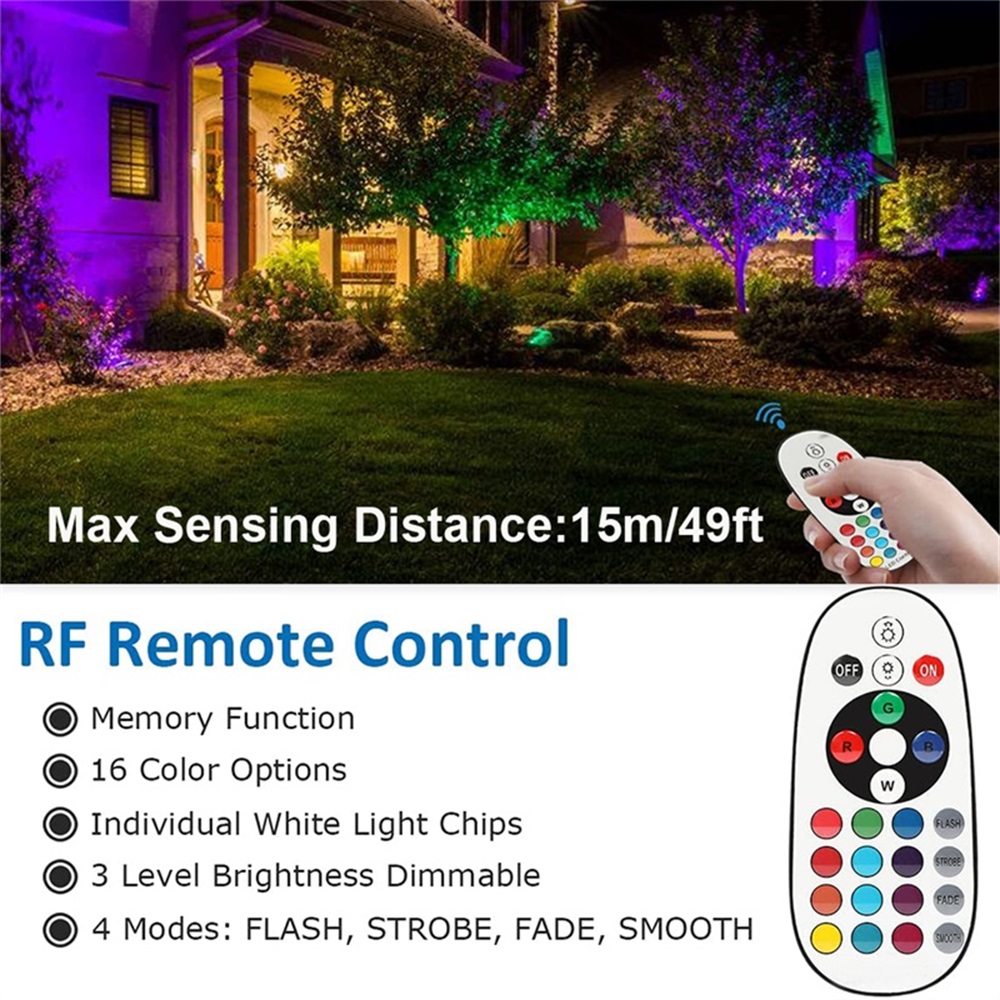 Iluminación de paisaje RGBW, 1 - Outdoor Lighting Ip65 reseña y precio