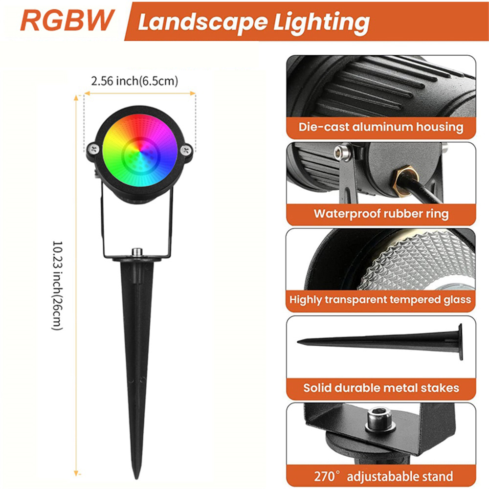 Iluminación de paisaje RGBW, 1 - Outdoor Lighting Ip65 reseña y precio