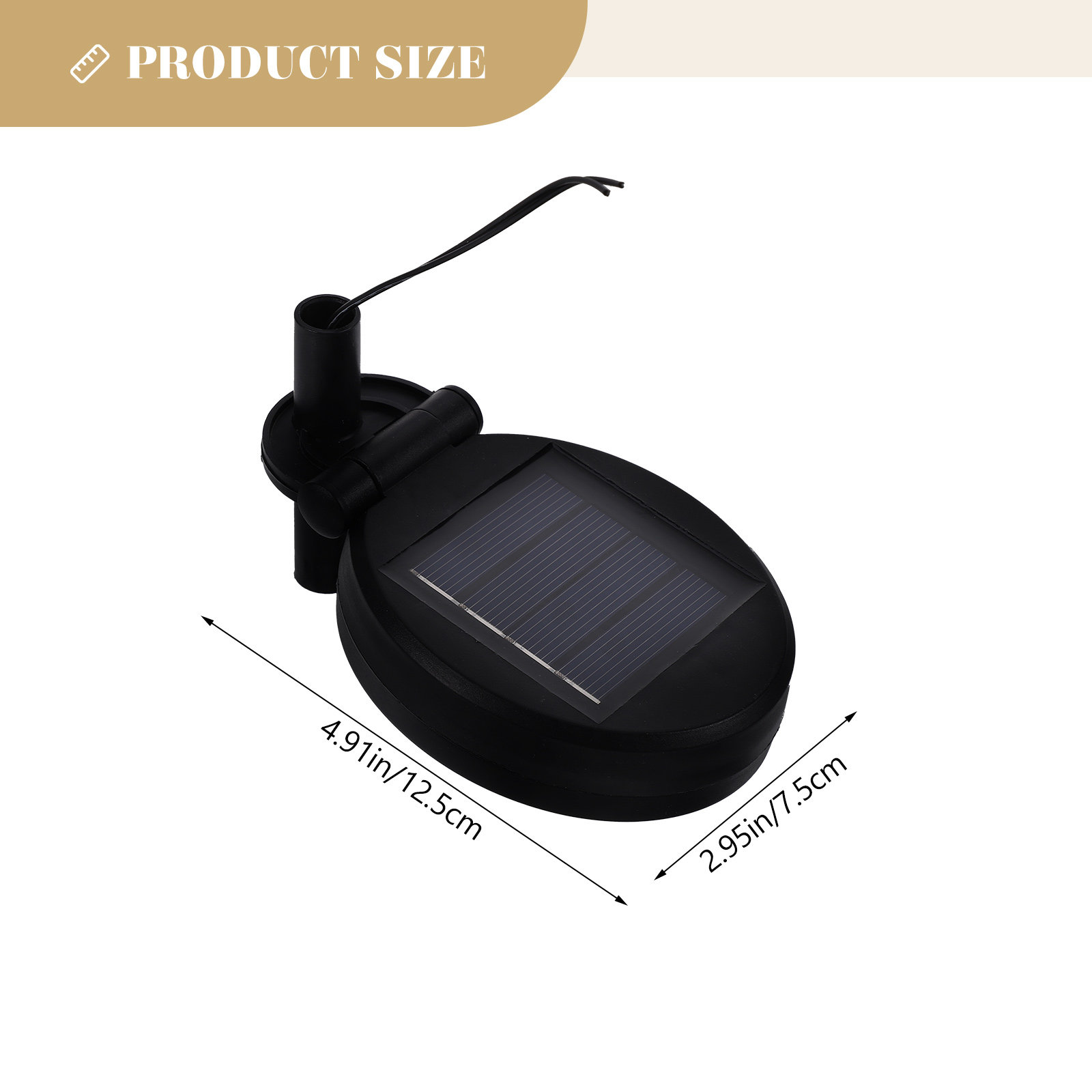 2 Piezas de Mini Paneles Solar - Outdoor Lighting Replacement Parts reseña y precio