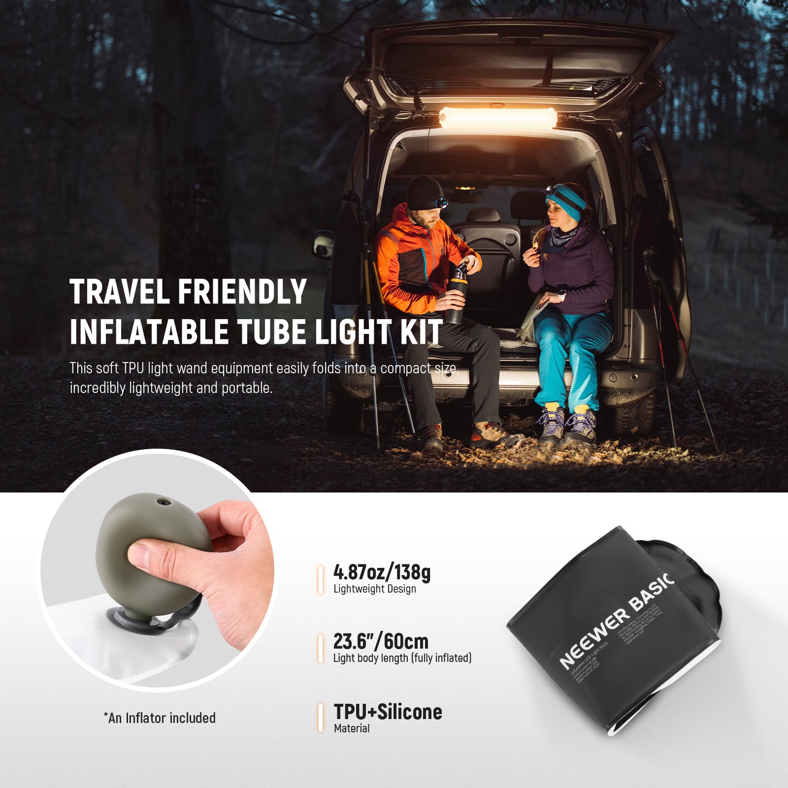 NEEWER BASICS 10W 21W Bi Color - Outdoor Lighting For Photography reseña y precio