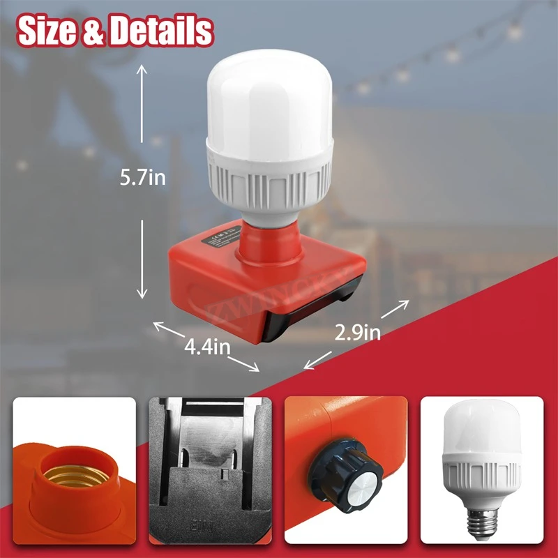 Lámpara de Herramienta Portáti - Outdoor Lighting Replacement Bulbs reseña y precio