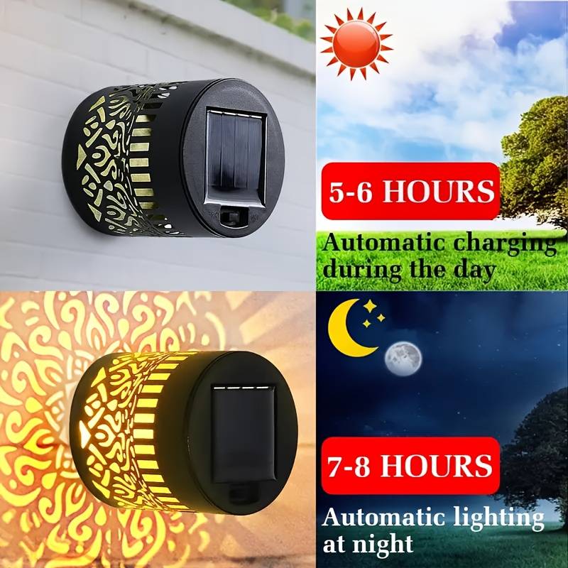 Paquete de 2 luces solares par - Outdoor Lighting Deck reseña y precio