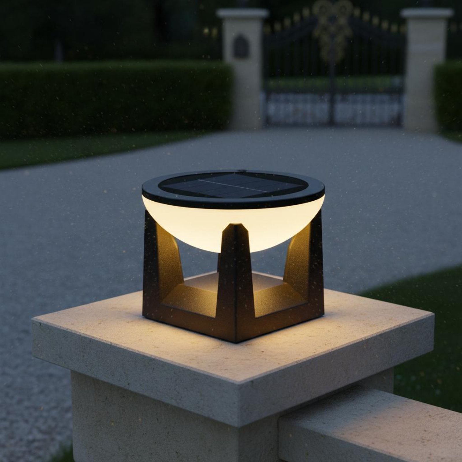 Lámpara Solar para Poste, Fáci - Outdoor Lighting Ip65 reseña y precio