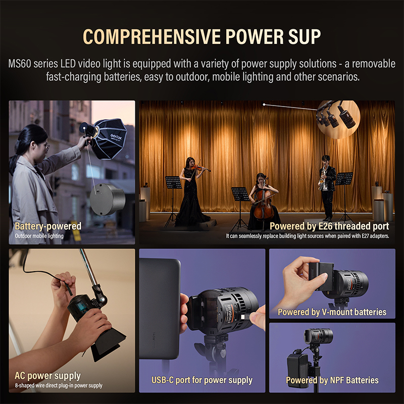 Godox RS60Bi RS60R Monoluz LED - Outdoor Lighting For Photography reseña y precio
