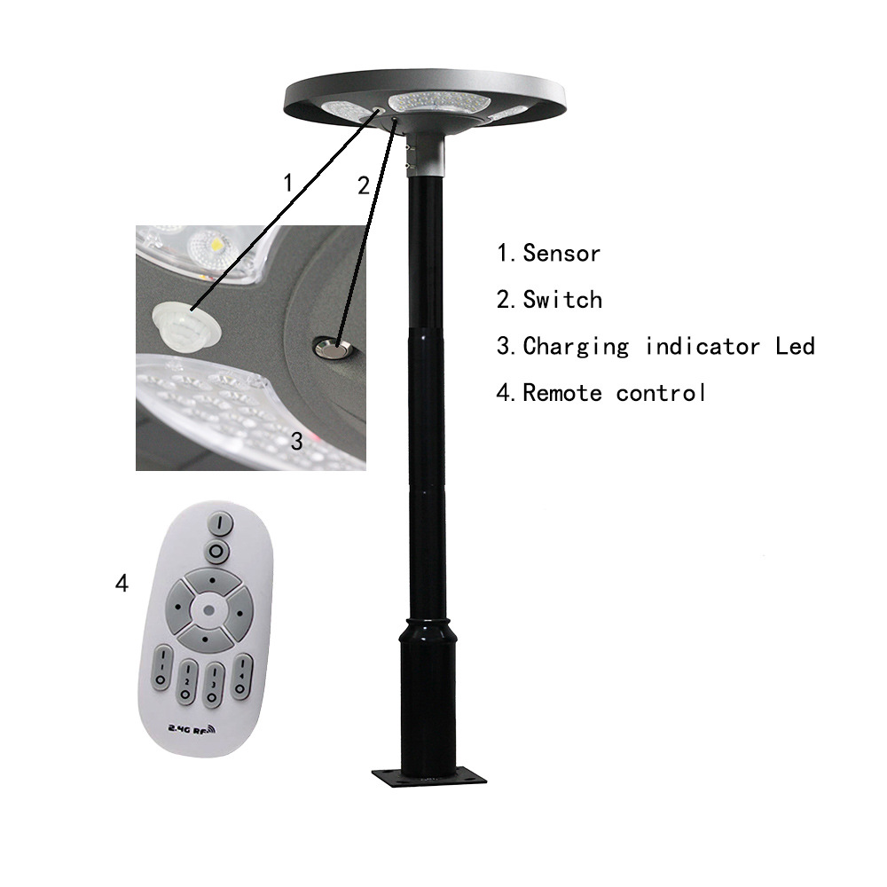 Lámpara Solar LED UFO Impermea - Outdoor Lighting Ip65 reseña y precio