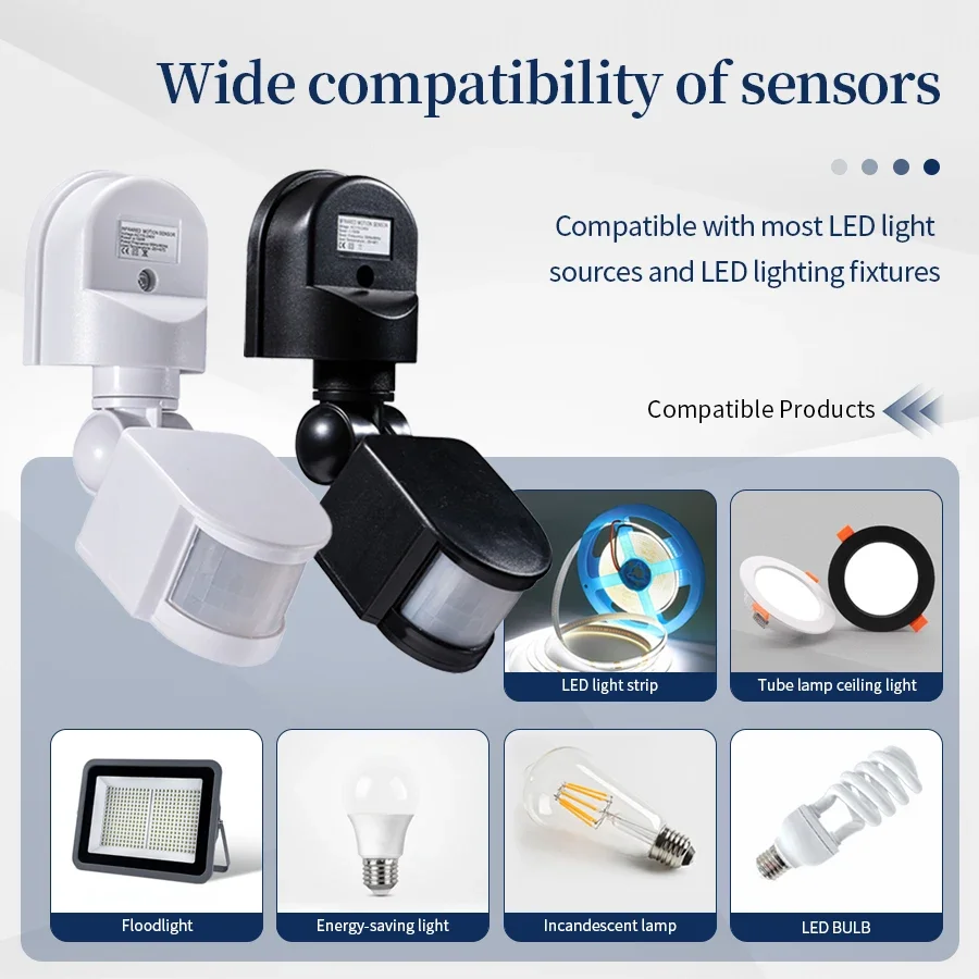 Sensor de movimiento PIR 220V  - Outdoor Lighting Led Fixtures reseña y precio