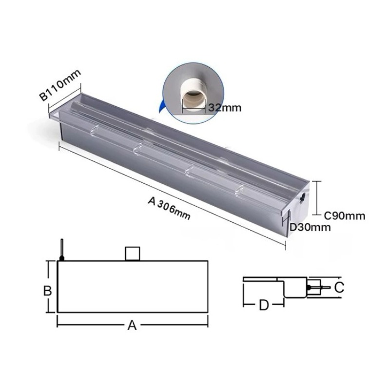 Fuente de pared de cascada de  - Pond Light Submersible reseña y precio