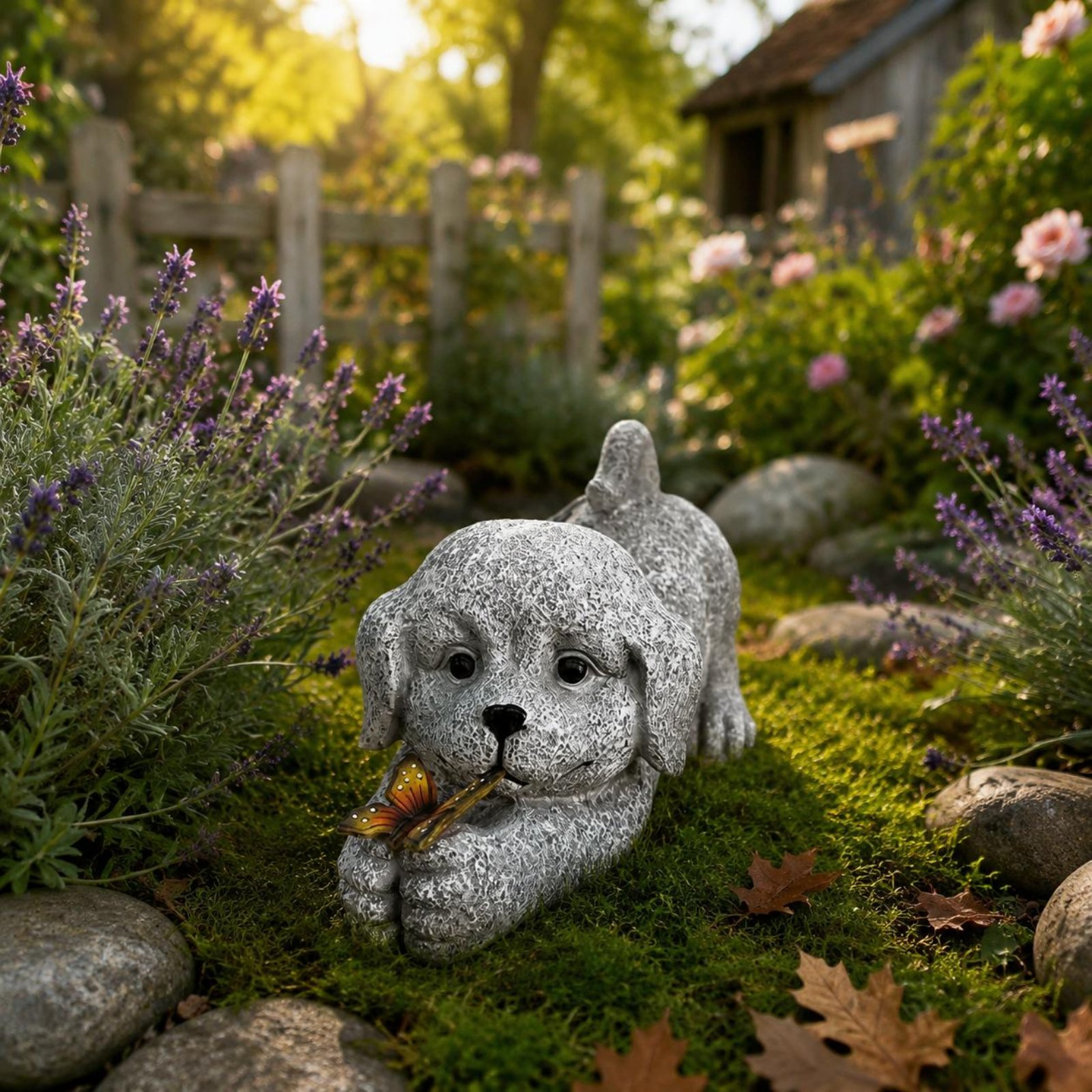 Estatua de perro solar, artesa - Outdoor Lighting Ip65 reseña y precio