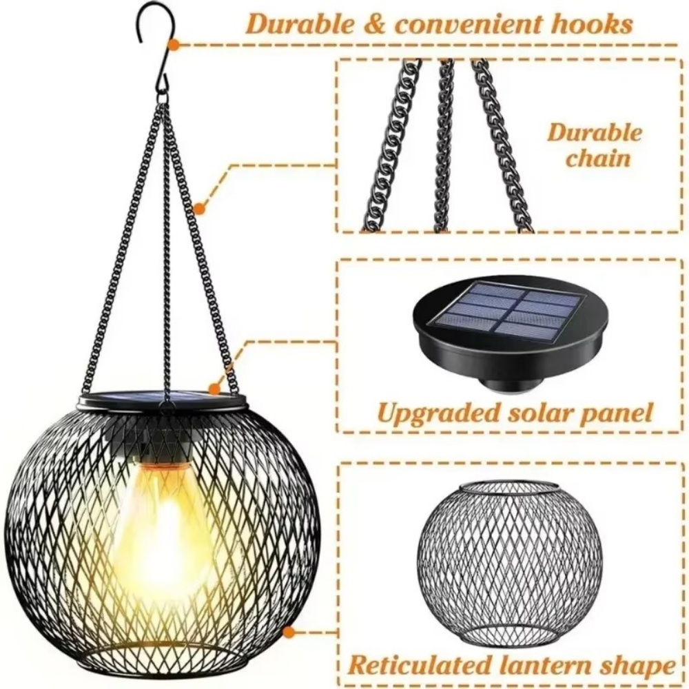 Lámpara Solar Esférica de Hier - Outdoor Lighting Art reseña y precio