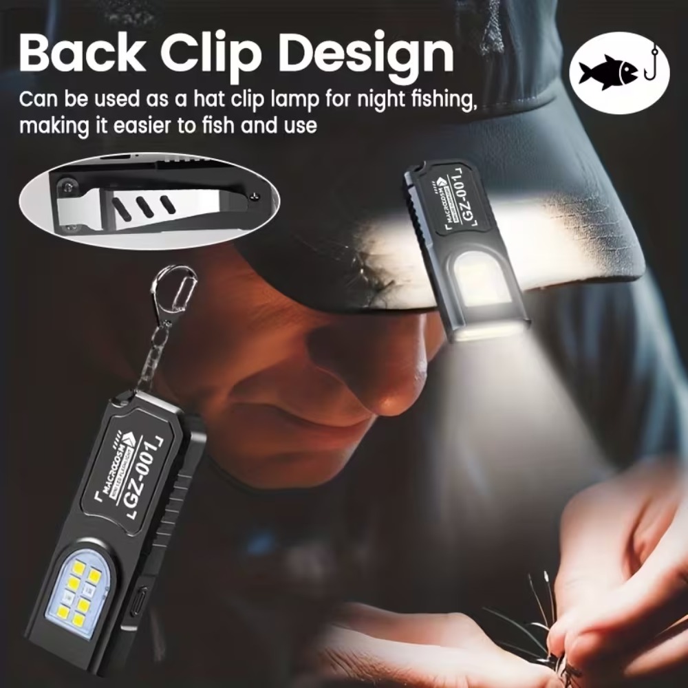 Mini linterna LED COB con llav - Outdoor Lighting Replacement Bulbs reseña y precio
